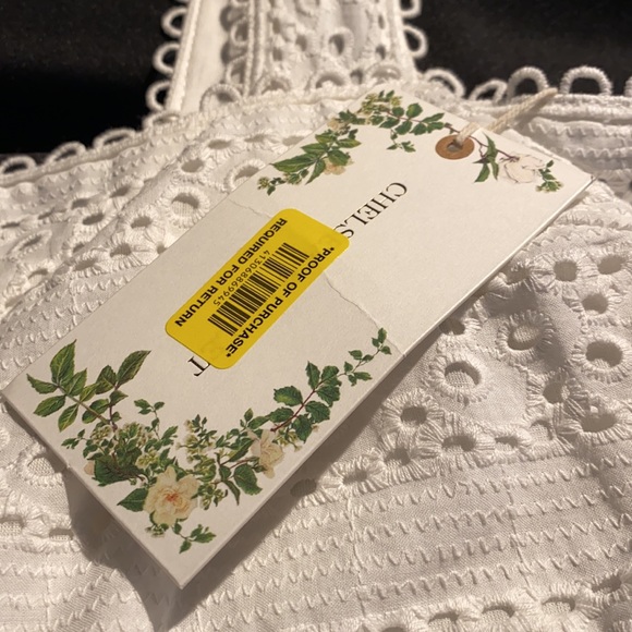 Chelsea and Violet White Eyelet Sun Dress - Picture 8 of 8